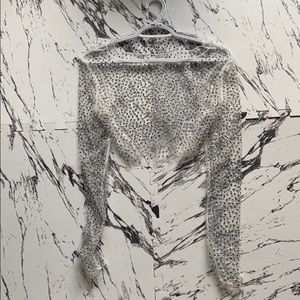 Sheer White Crop Top